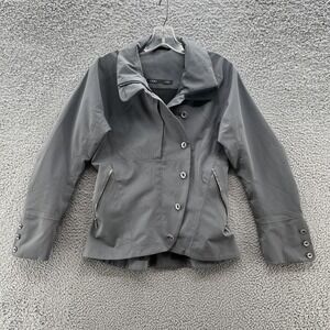 Nau Jacket Womens Small Gray Urbane Water Repellent Eco Outdoor City Travel